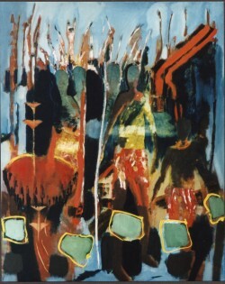 African Dance, 100x80 cm