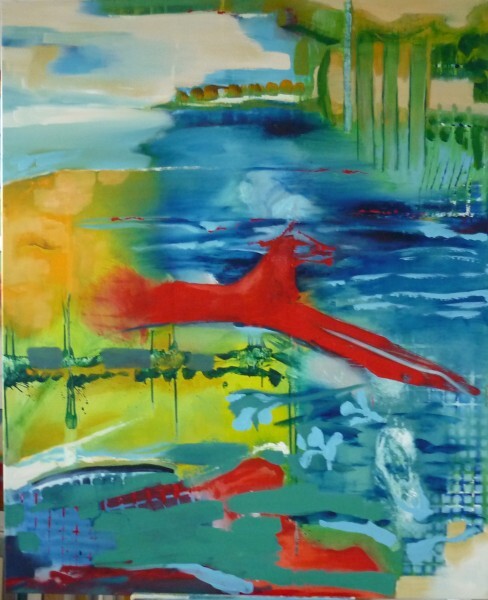 Draven en vliegen, 2009, 160x130