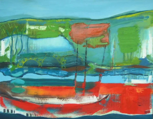 Long boat, 100x80, 2011