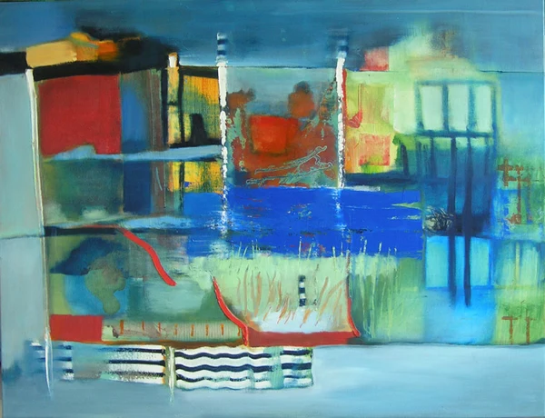 Ben ik hier ben ik daar, 2009, 120x100