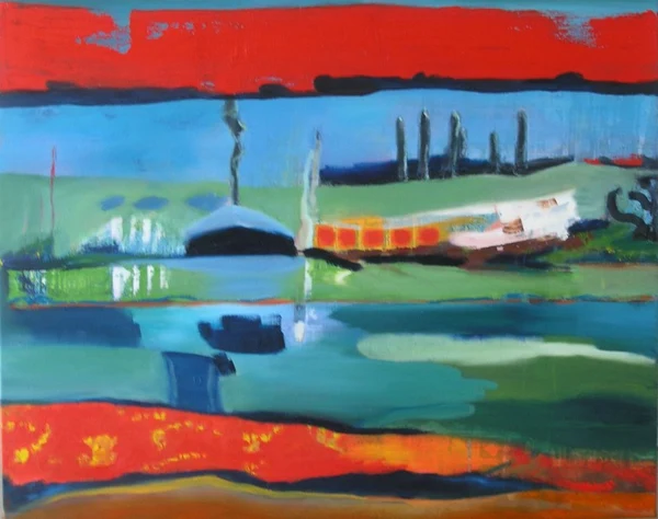 Landschap Maleisië, 100x80, 2011