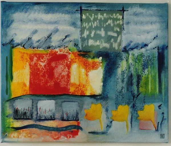 Zomerse dag, 2001, 100x80