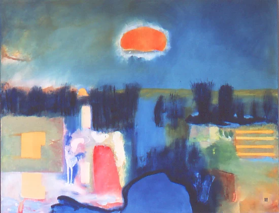 Mager zonnetje, 2001, 120x100