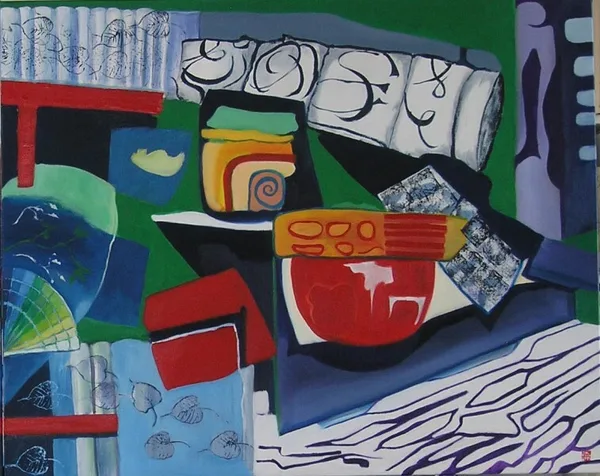 Ieder de helft, rechterhelft, 100x80 cm
